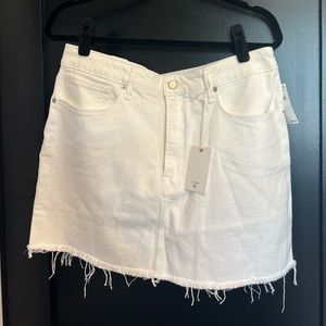Good American White Skirt